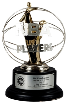 1982-83 Terry Cummings NBA Rookie Of Year Award Presented By The NBA Players Association (Cummings LOA)